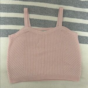 Pink Knit Women's Top